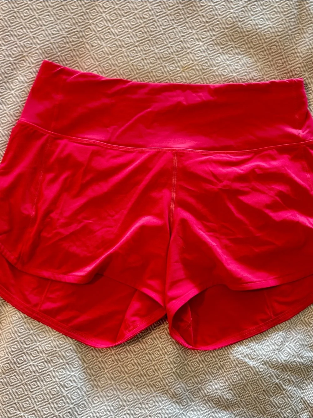 lululemon athletica Hot Pink High-Rise Athletic Shorts - Picture 2 of 4